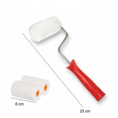 Rich Sünger Rulo 5 cm Fırça Seti 3 Yedek