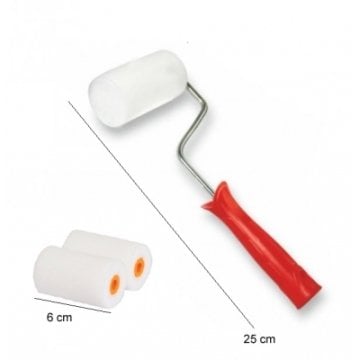 Rich Sünger Rulo 5 cm Fırça Seti 3 Yedek