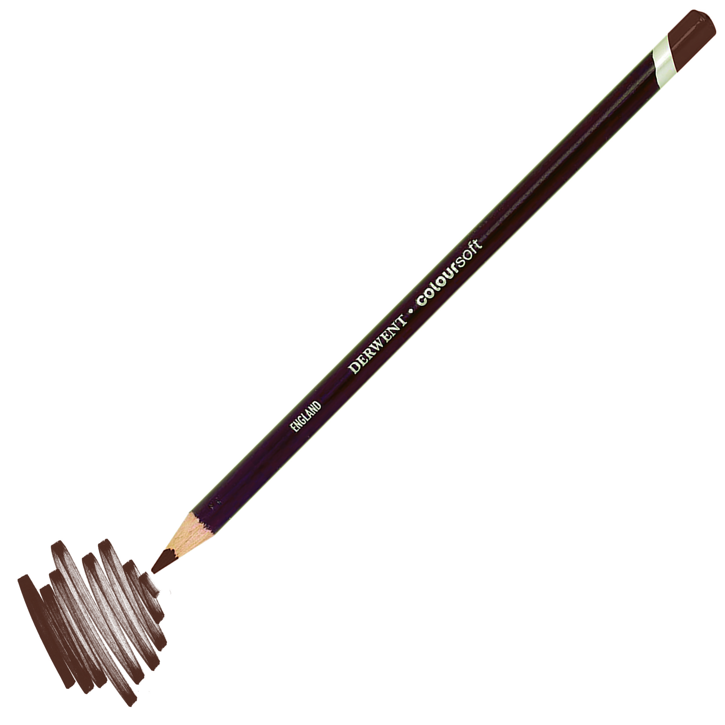 Derwent Coloursoft Kuru Boya Kalemi C600 Mid Brown