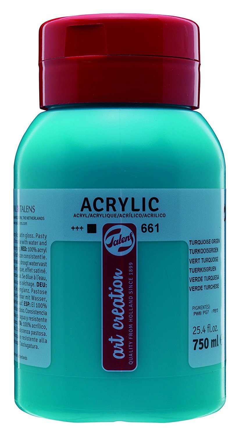 Art Creation Akrilik Boya 750ml 661 Turquoise Green