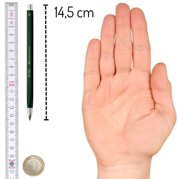 Faber Castell Versatil TK 9400 Portmin Kalem 3.15mm 6B 139406