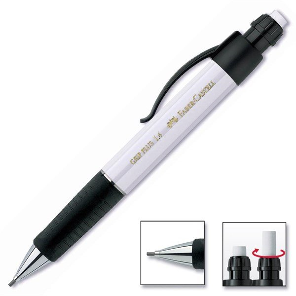 Faber Castell Grip Plus Versatil Kurşun Kalem 1.4mm Beyaz 131401