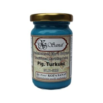 Koza Ebru Boyası Ezilmiş Pigment Turkuaz 105 cc
