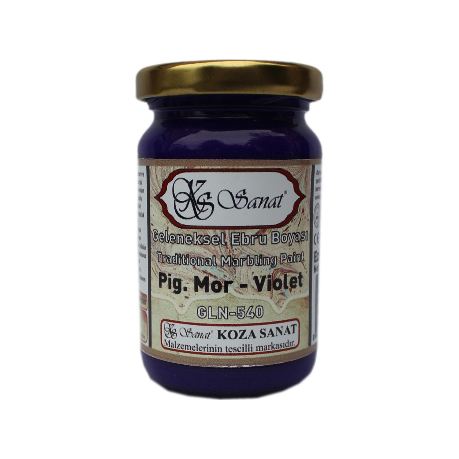 Koza Ebru Boyası Ezilmiş Mor Violet 105 cc