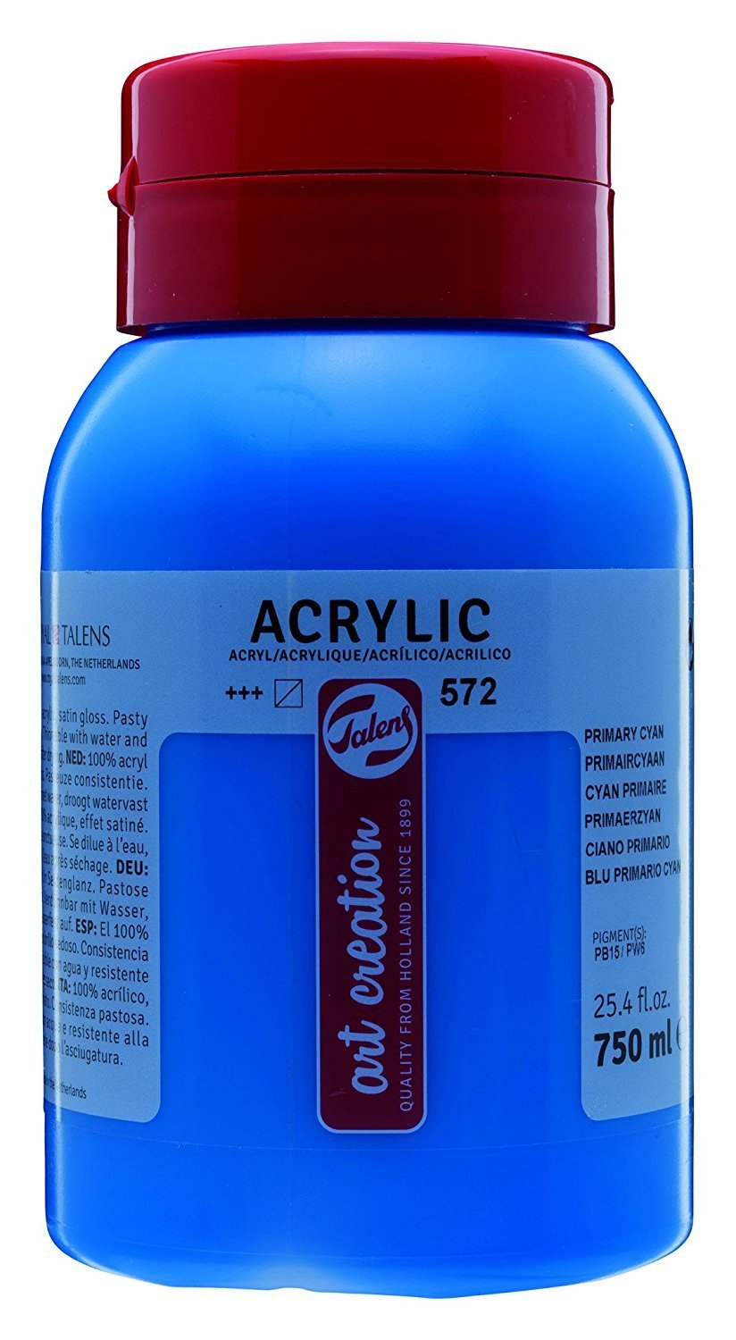 Art Creation Akrilik Boya 750ml 572 Primary Cyan
