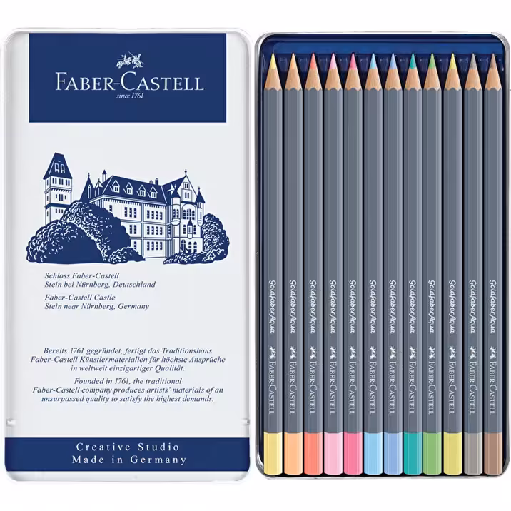 Faber Castell Creative Studio Goldfaber Pastel Kuru Boya Kalemi 12 Renk 114622