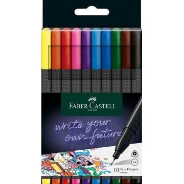 Faber Castell Grip Finepen 0.4 mm 10'lu 151610