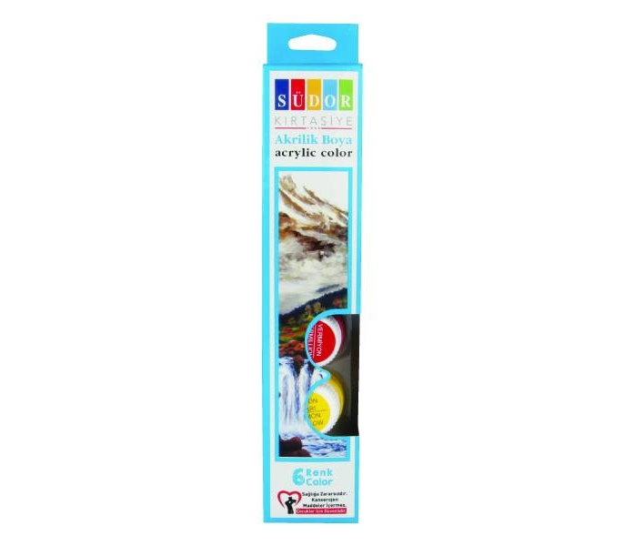Südor Akrilik Boya 6 Renk 15 ml