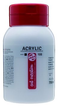 Art Creation Akrilik Boya 750ml 105 Titanium White
