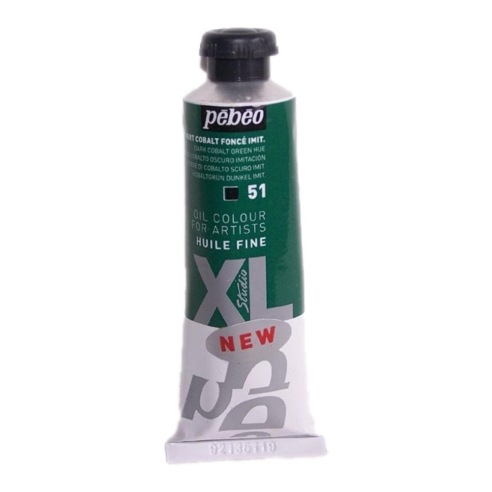 Pebeo Huile Fine XL 37ml. Yağlı Boya 51 Dark Cobalt Green Hue