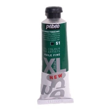 Pebeo Huile Fine XL 37ml. Yağlı Boya 51 Dark Cobalt Green Hue
