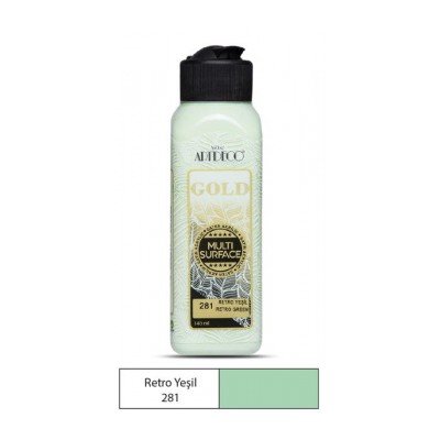 Artdeco Multi Surface Akrilik Boya 140ml Retro Yeşil 281