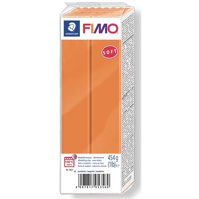 Staedtler Fimo Soft Polimer Kil 454gr 42-Mandalina
