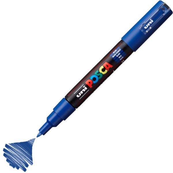 Uni Posca PC-1M Boyama Markörü 0.7 mm MAVİ