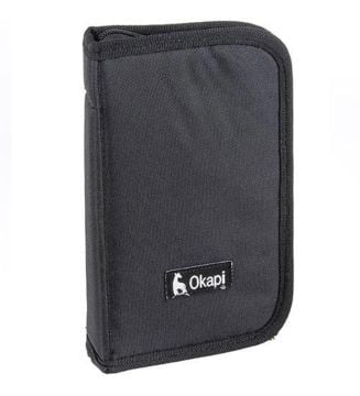 Okapi İçi Bölmeli Ve Lastikli Kalem Çantası Jean Okp-123 Siyah