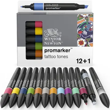 Winsor & Newton Promarker Set 12+1 Tattoo Tones (12 x Renk + Karıştırıcı)