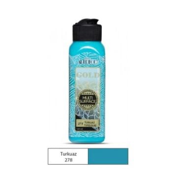 Artdeco Multi Surface Akrilik Boya 140ml Turkuaz 278