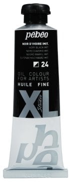 Pebeo Huile Fine XL 37ml. Yağlı Boya 24 Ivory Black Imit.