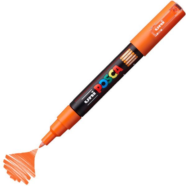 Uni Posca PC-1M Boyama Markörü 0.7 mm TURUNCU