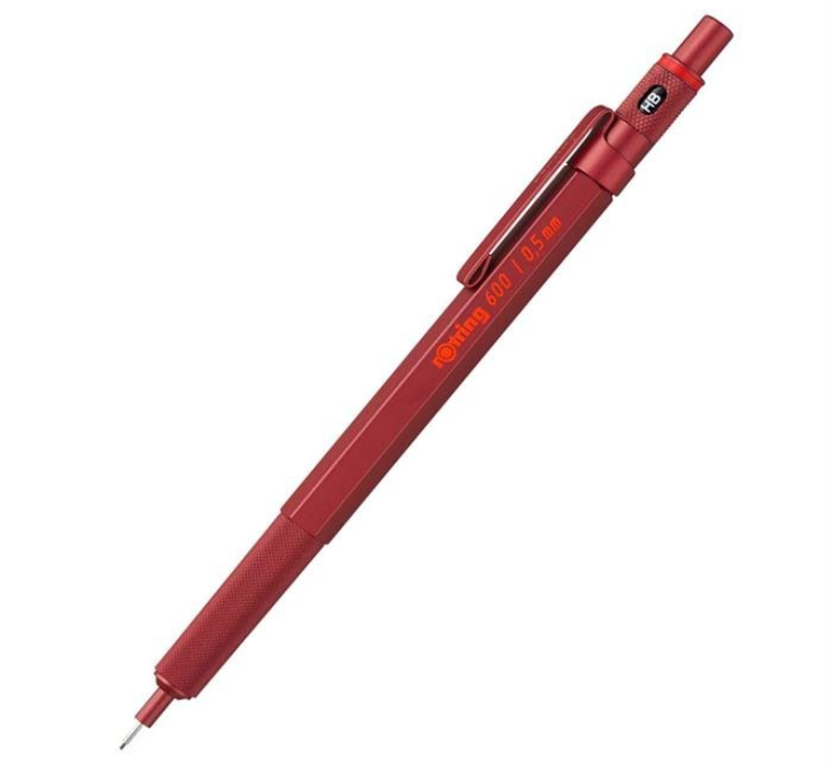 Rotring 600 Mekanik Versatil Uçlu Kalem Kırmızı 0.5mm