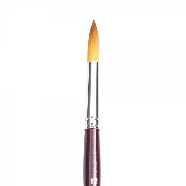 Pebeo 123 Serisi Yuvarlak Uçlu Sentetik Fırça No:12