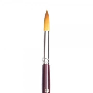 Pebeo 123 Serisi Yuvarlak Uçlu Sentetik Fırça No:12