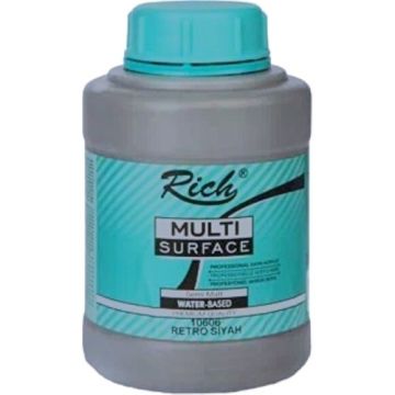 Rich Multi Surface Boya 10606 - RETRO SİYAH 1,75 kg ( 1250 cc )