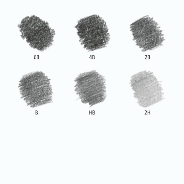 Staedtler Mars Lumograph 100 Dereceli Eskiz Kalem Seti 6lı Kalemtraş ve Silgi Hediyeli