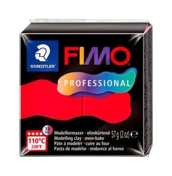 Staedtler Fimo Professional Polimer Kil 57 gr. 200 Saf Kırmızı