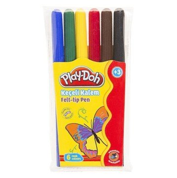Play Doh Keçeli Kalem 6 Renk