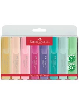 Faber Castell Fosforlu Kalem Pastel Renkler 8’li Set 154681