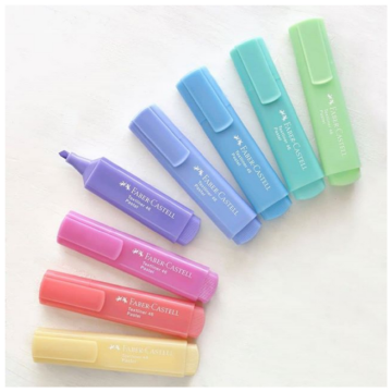 Faber Castell Fosforlu Kalem Pastel Renkler 8’li Set 154681