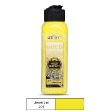 Artdeco Multi Surface Akrilik Boya 140ml Limon Sarı 204