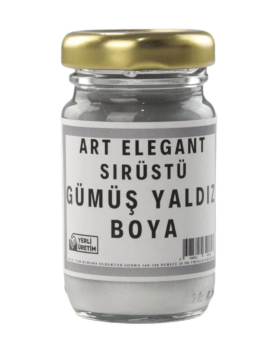 Art Elegant Sır Üstü Seramik Yaldız Boyası Gümüş 50 gr