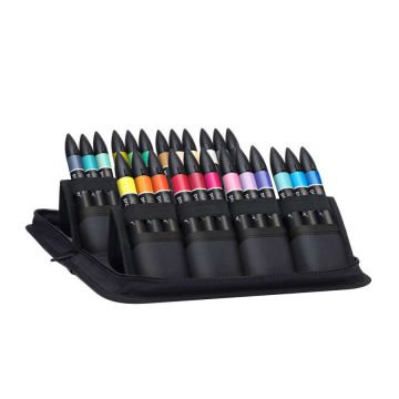 Winsor & Newton Promarker 24 Renk Sanat ve Illüstrasyon Çantalı Set