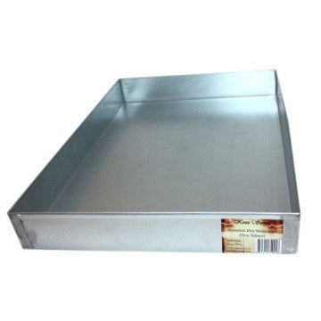 Koza Ebru Teknesi Galvaniz Kaplama 35*50 cm