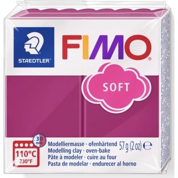 Staedtler Fimo Soft Polimer Kil 57 Gr. T23 Soft Bordo